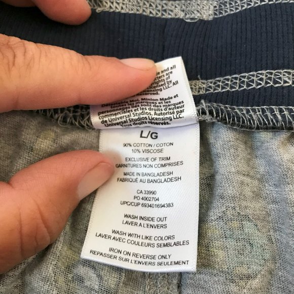 Despicable Me - Minion Made Women's Pajama Pants with Cuffed Ankles Size Large - Picture 7 of 7